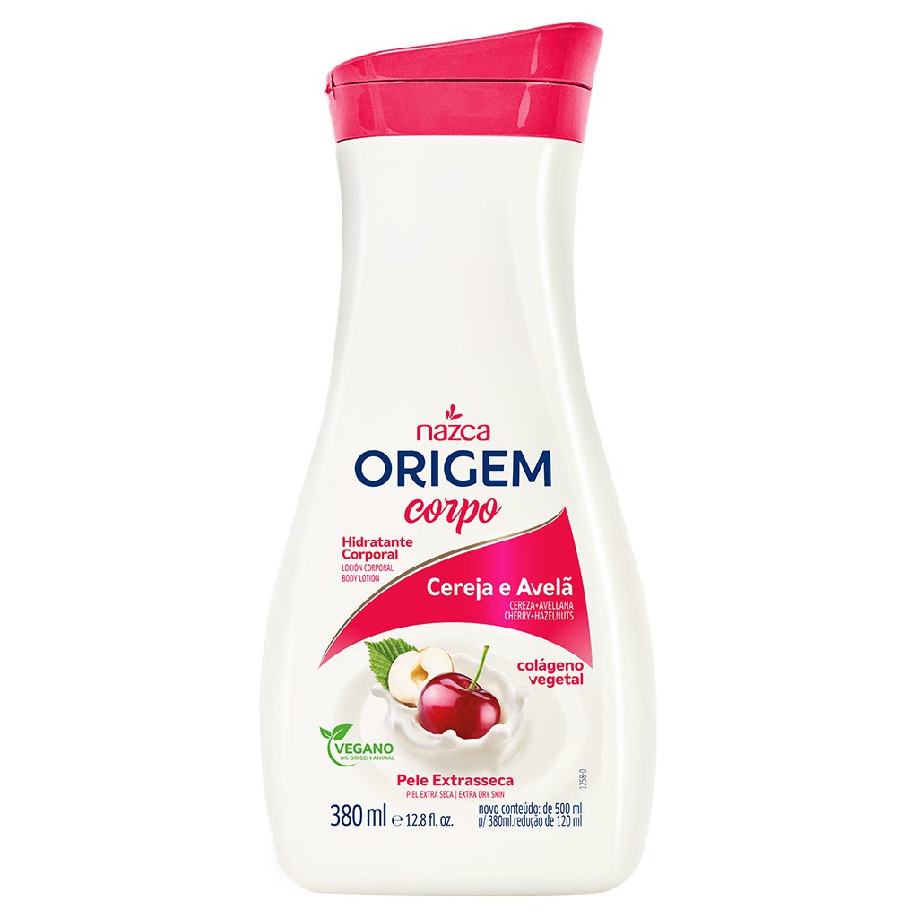 Creme Hidratante Corporal Origem 6 em 1 Cereja e Avelã 500ml