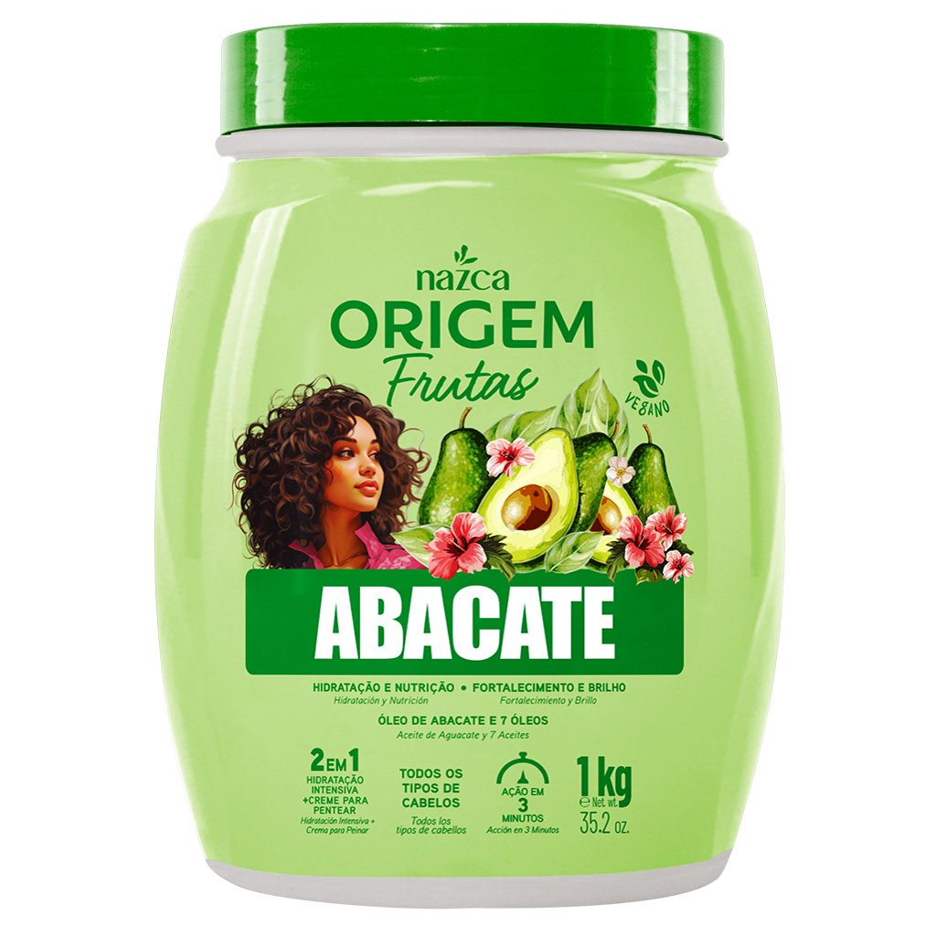 ORIGEM FRUTAS 2 EM 1 ABACATE 1KG