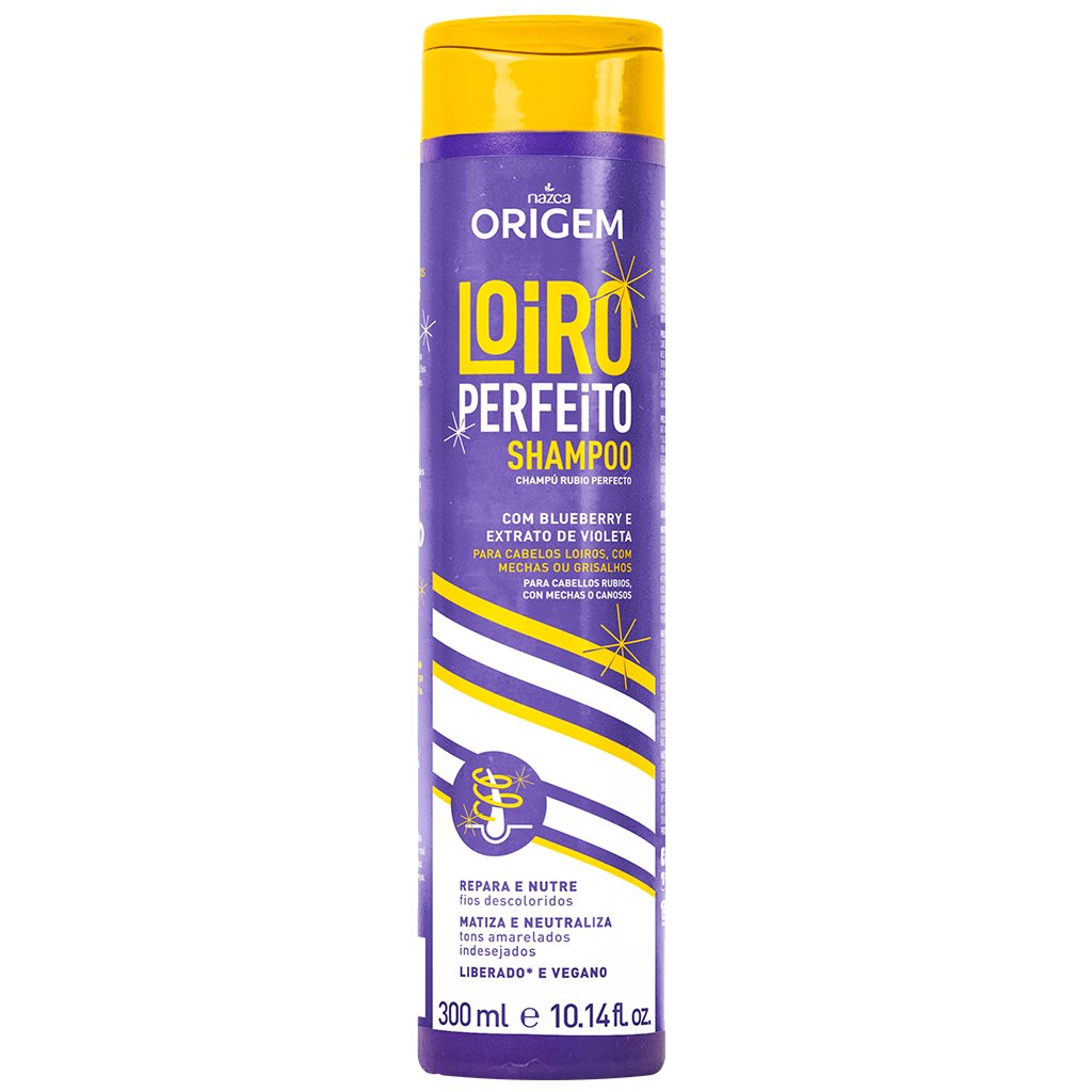 Shampoo Matizante Loiro Perfeito Origem 300ml