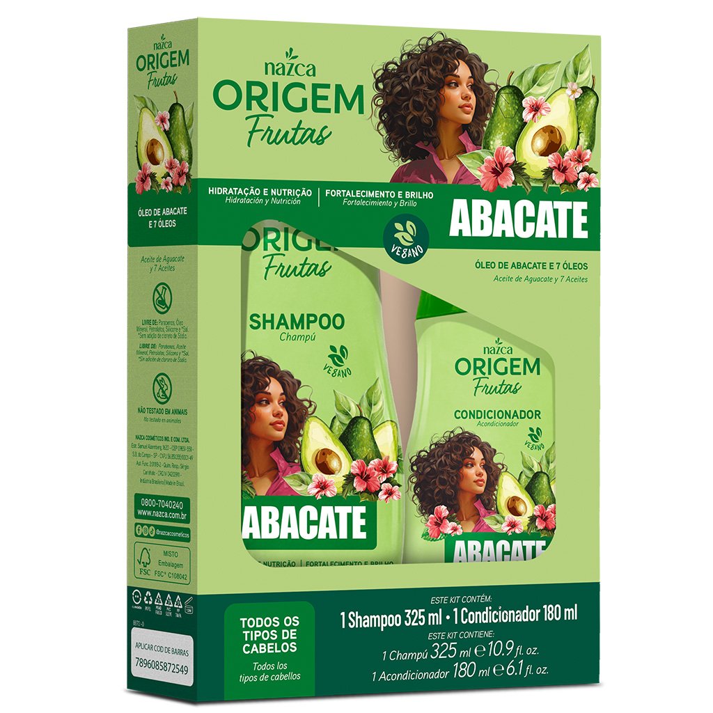 Kit Shampoo e Condicionador - Abacate
