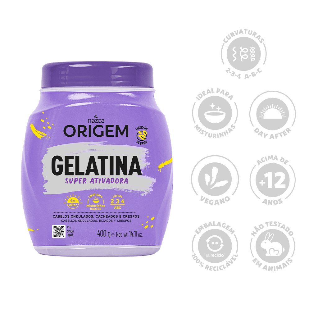 Gelatina Origem Super Ativadora 400g