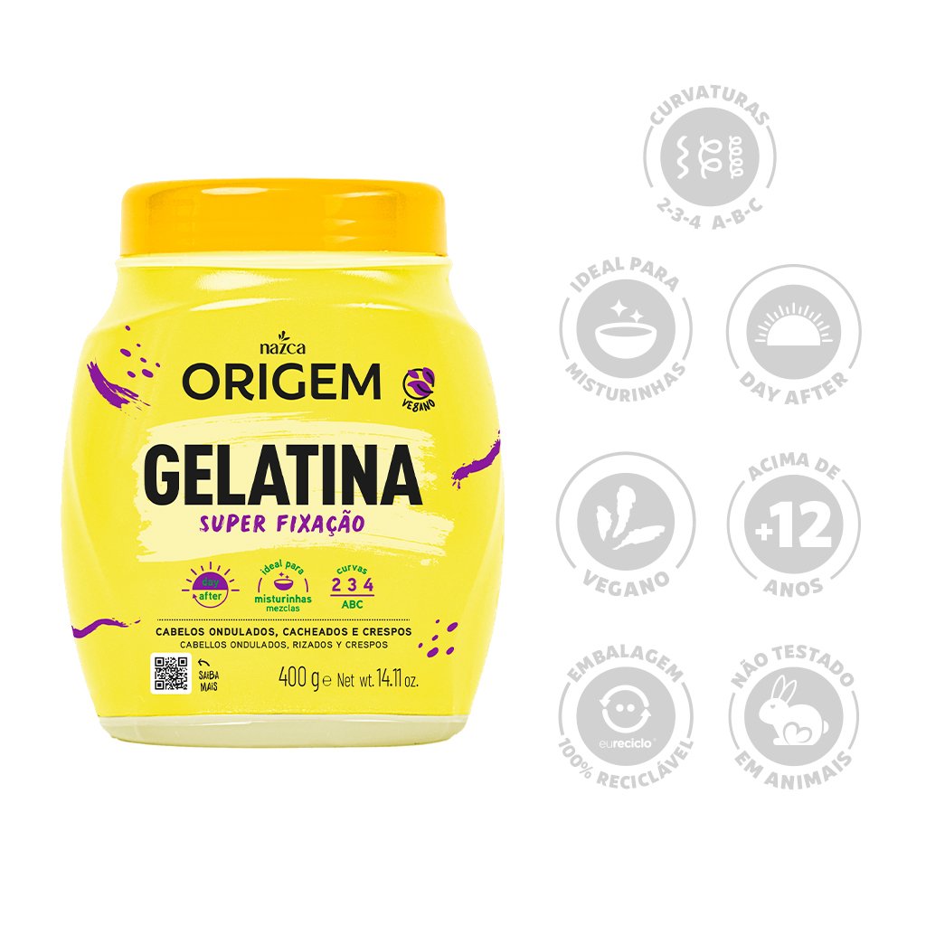 Gelatina Origem Super Fixação 400g