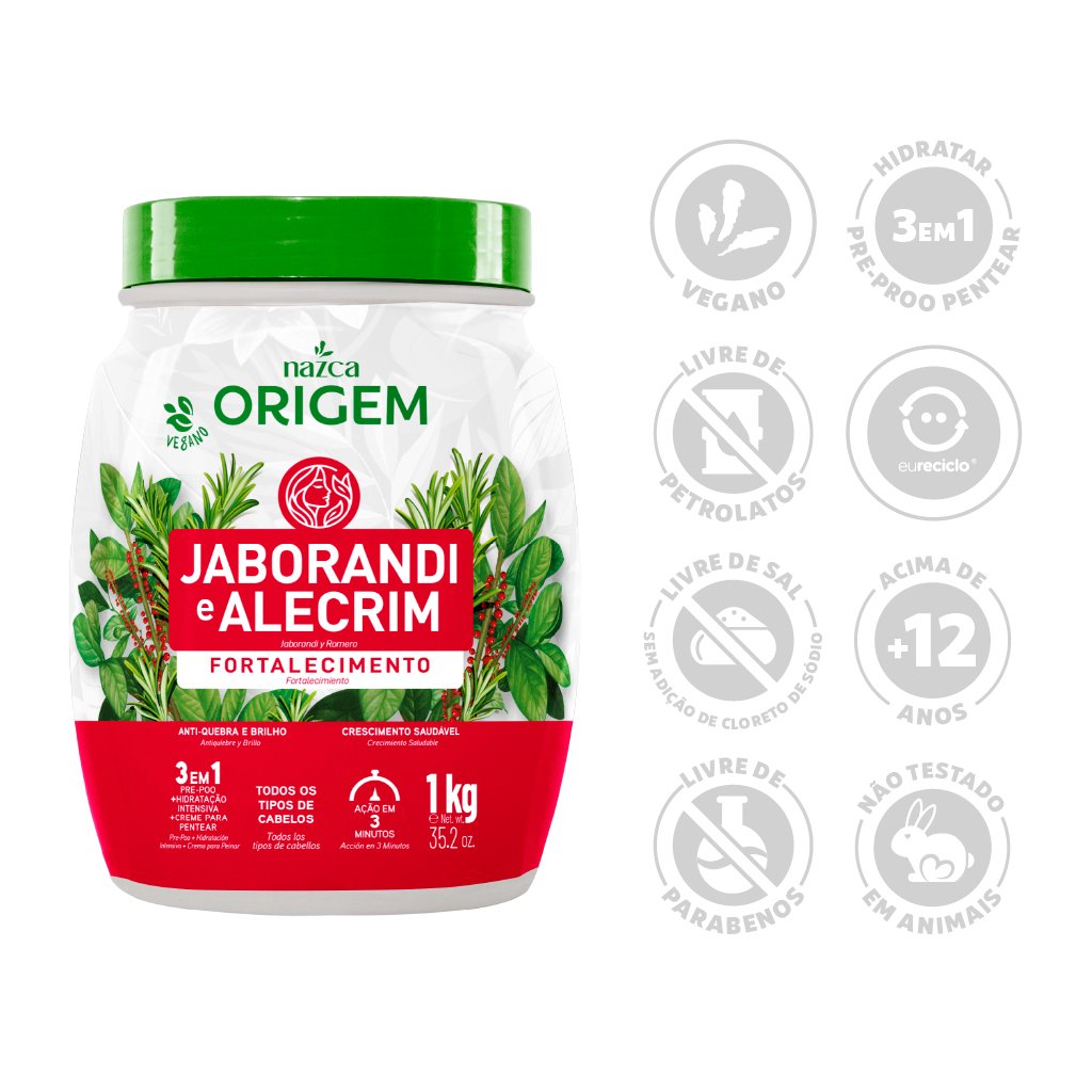 CREME DE HIDRATAÇÃO ABORANDI E ALECRIM