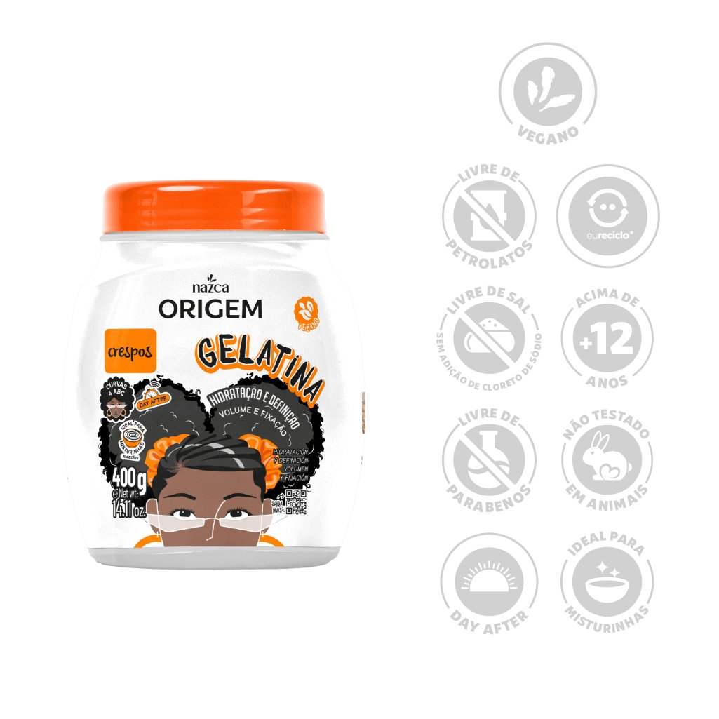 Gelatina Origem Crespos 400g