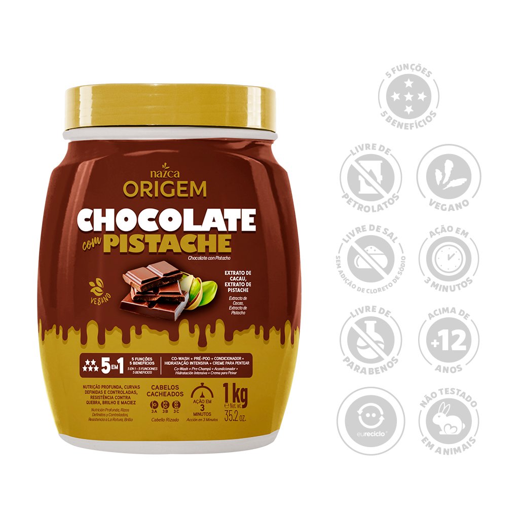 ORIGEM 5 EM 1 - CHOCOLATE PISTACHE 1 KG