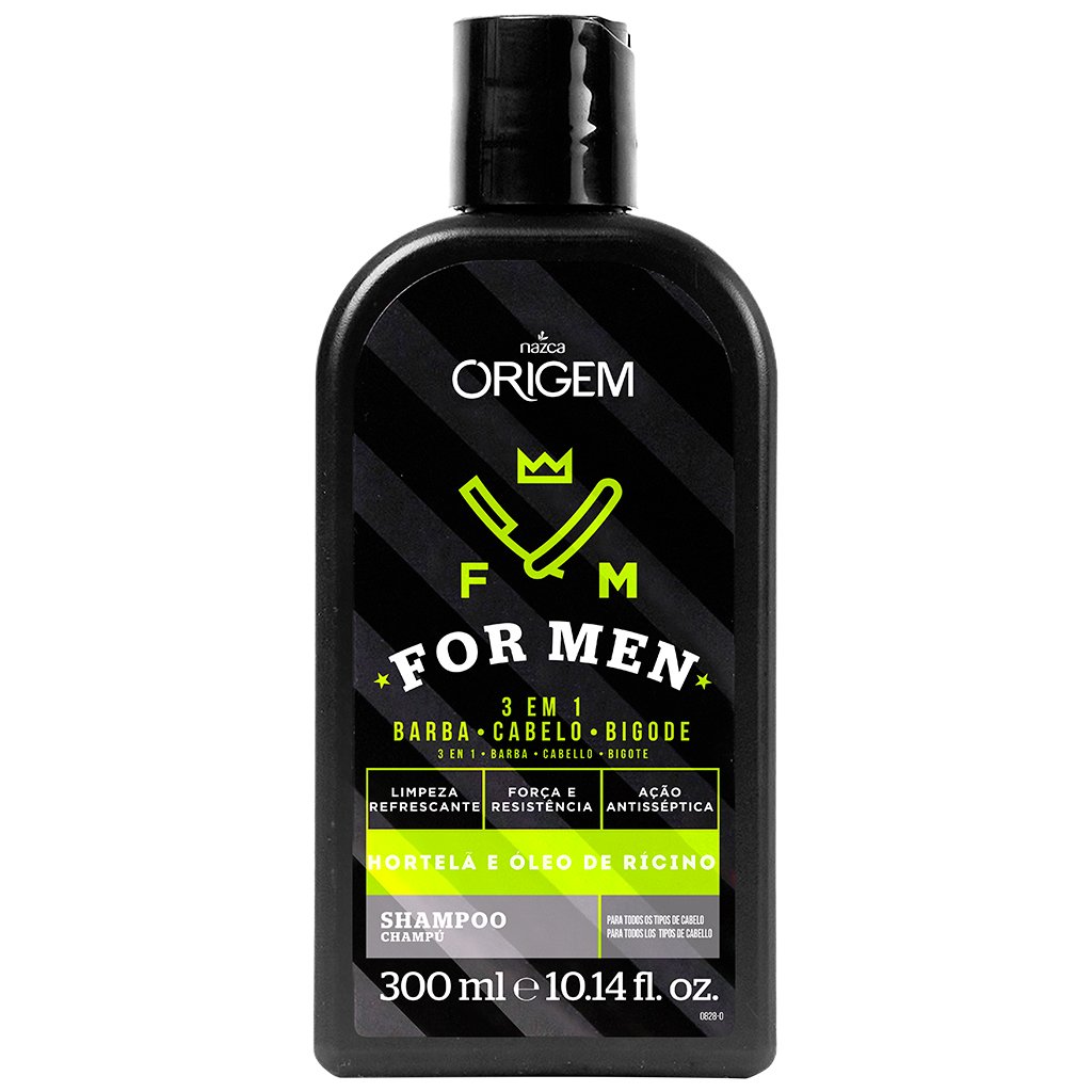 Shampoo 3 em 1 - For Men