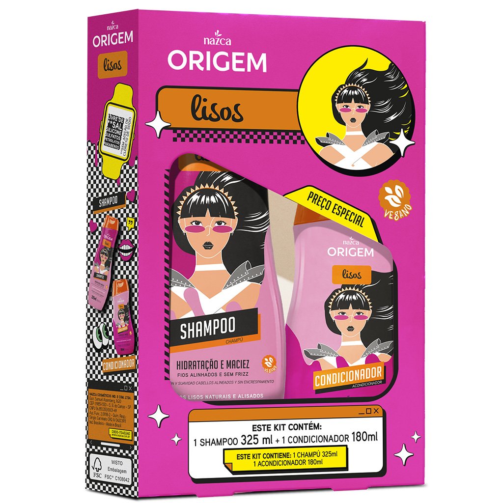 G-RAP HAMI ＆ CHERELLE FORTIERセット origem-kit-shampoo-325ml-