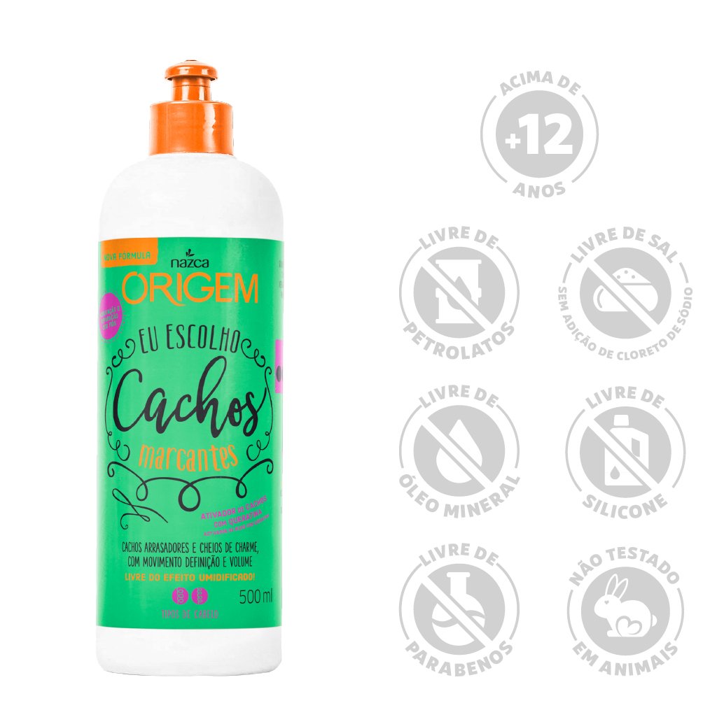 ORIGEM ATIVADOR DE CACHOS MARCANTES 500ML