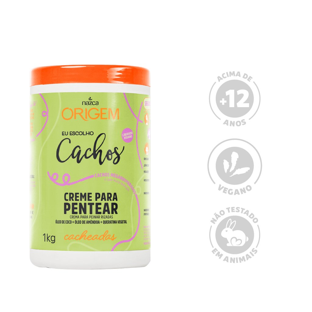 ORIGEM CREME PARA PENTEAR CACHEADAS 1KG