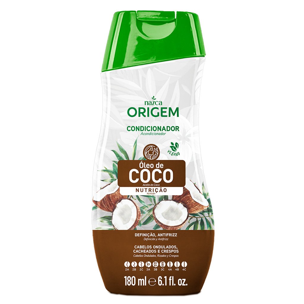 Shampoo e condicionador óleo de coco