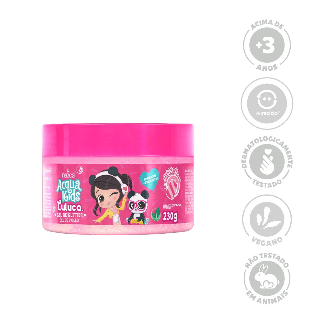 Gel de Glitter Acqua Kids Luluca
