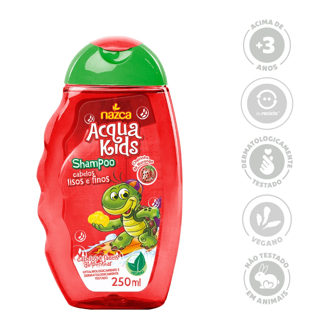 Acqua Kids Shampoo Lisos e Finos 250ml
