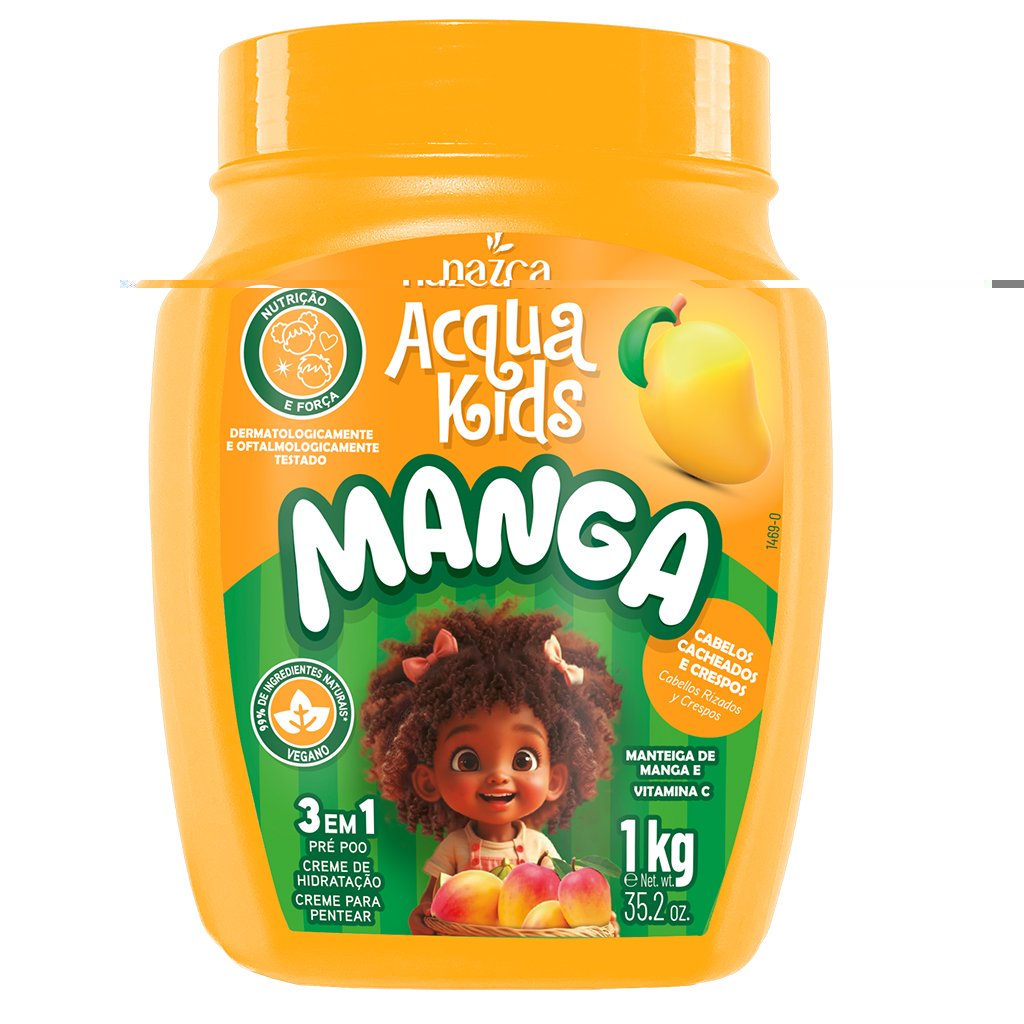 ACQUA KIDS CREME HIDRATAÇÃO MANGA - 1 KG
