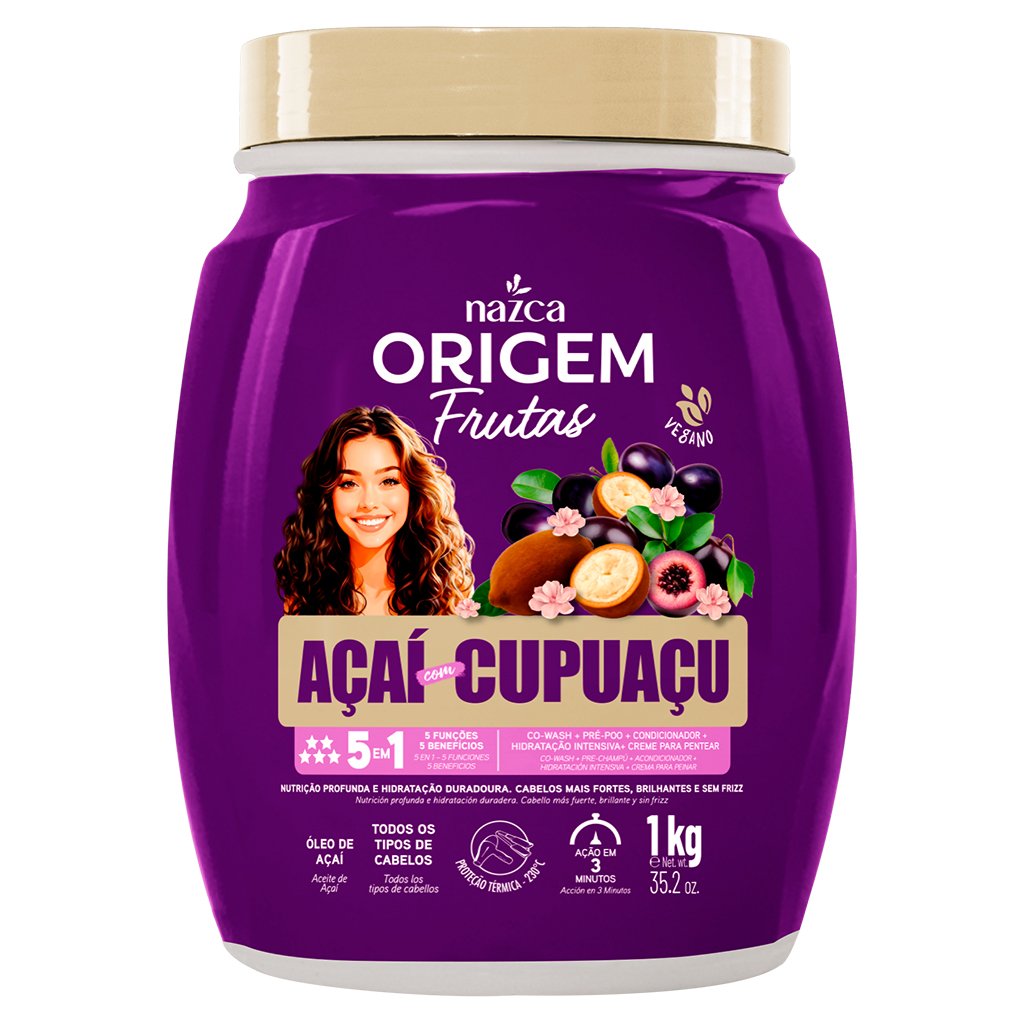 CREME ORIGEM FRUTAS 5 EM 1 - AÇAI COM CUPUAÇU